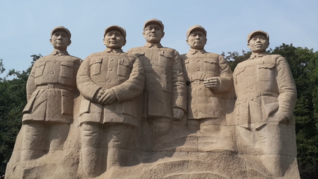 Huaihai campaign Memorial: Huai-sculpturesのeditorial素材