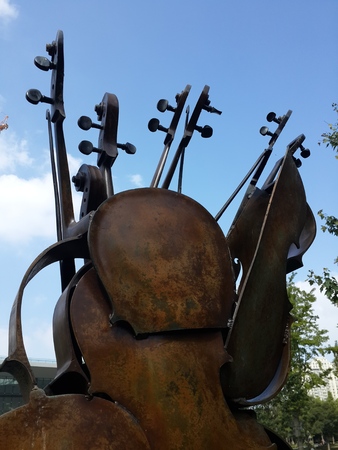 Jingan sculpture park: a unique sculpture in downtown Shanghai theme parkのeditorial素材