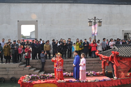 The ancient town of Nanxunのeditorial素材