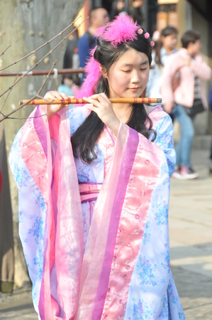 The ancient town of Nanxunのeditorial素材