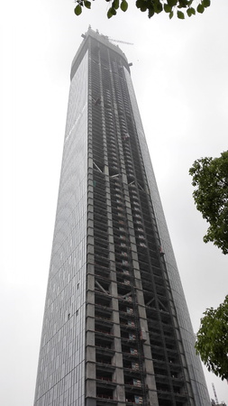 Central South Center: Suzhou in the construction of China's first high-rise, the world's second...