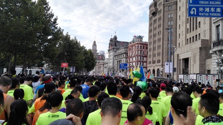 2016 Shanghai international marathonのeditorial素材