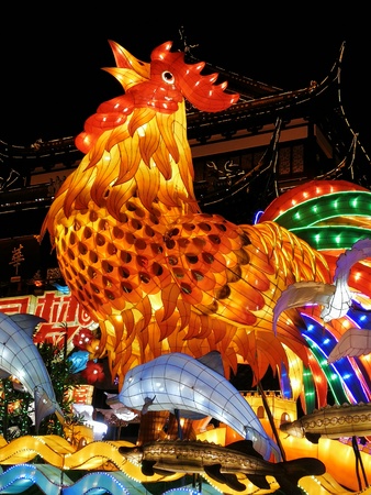 Shanghai Yu Garden Spring Lantern Festivalのeditorial素材