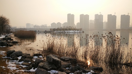 Delta ecological park, Suzhou, Anhuiのeditorial素材