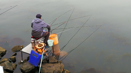 Taihu Wuxi fishingのeditorial素材