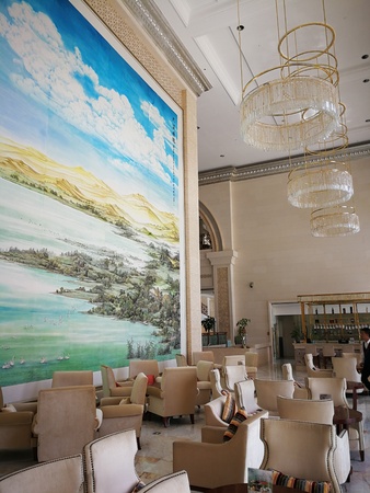 The Sixth International Forum held in Kubuqi Desert Seven Star Lake Hotelのeditorial素材