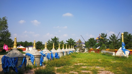 Mausoleum of Genghis Khanのeditorial素材