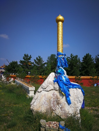 Mausoleum of Genghis Khanのeditorial素材