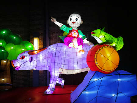 Zhenjiang Xijindu Lantern Festivalのeditorial素材