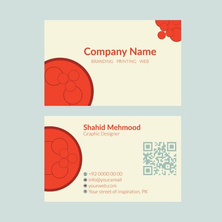 Modern simple, creative, elegant business card template - 08のイラスト素材