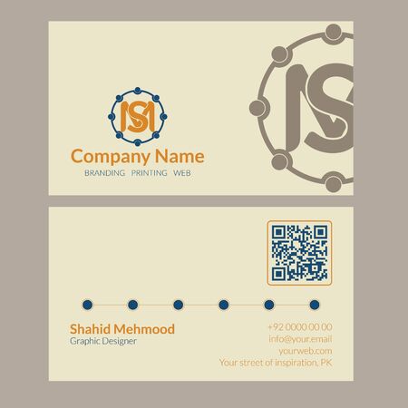 Modern simple, creative, elegant business card template - 12のイラスト素材