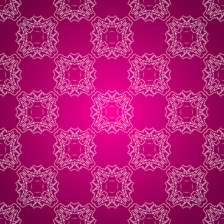 Pattern flower, Abstract geometric background, print, retro texture, fashion designのイラスト素材