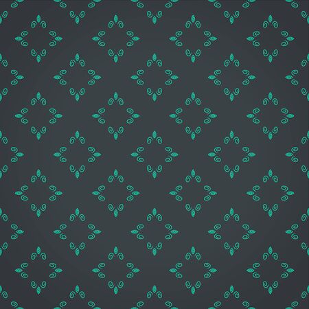 Antique vector Seamless geometry pattern flower, Abstract geometric background, print, retro texture, fashion design.のイラスト素材