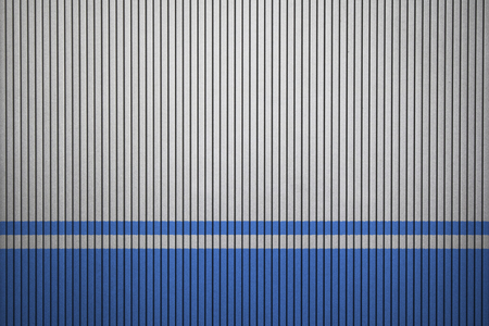 Painted national flag of Altai Republic on a concrete wallの写真素材