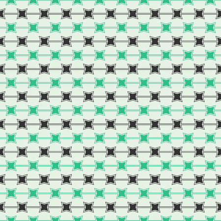 Seamless Pattern of Stars, Vector Seamless Geometry Pattern for Postcards, wallpaper, web...