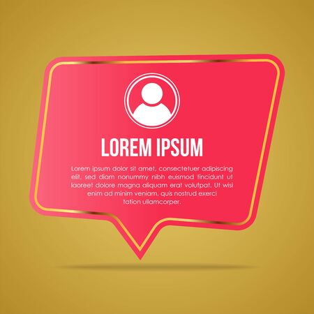 Creative testimonials template with different shapes. Testimonial Speech bubble concept, customer feedback infographic for application and website.のイラスト素材