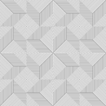 Abstract geometric pattern, Vector Seamless Pattern for Postcards and fabric printingのイラスト素材