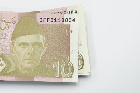 Pakistani Rupees, Pakistani currency notesの写真素材