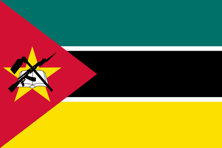 Flag of Mozambique - Vector illustration.のイラスト素材