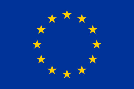 Flag of European Union - Vector illustration.のイラスト素材