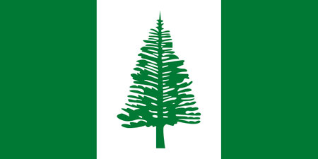 Flag of Norfolk Island - Vector illustration.のイラスト素材