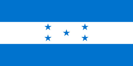 Flag of Honduras - Vector illustration.のイラスト素材