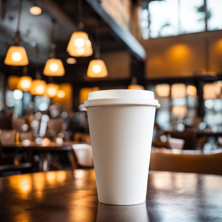 Coffee cup in coffee shop - vintage effect style pictures.の素材