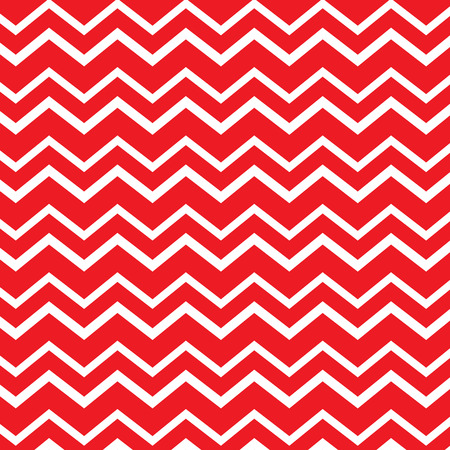 Seamless repeating chevron zig zag background in Christmas red candy cane colorsのイラスト素材