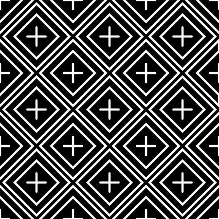 Abstract geometric seamless pattern. modern interior design, fashion textile print, wallpaper, decor panel vector illustration.のイラスト素材