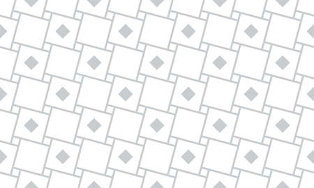 Abstract geometric seamless pattern. Gray and white. Modern stylish texture repeating vector background.のイラスト素材