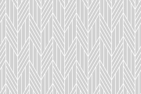 Abstract seamless pattern. with Stripes, lines. Geometric vector background. Gray and white texture. Graphic modern pattern.のイラスト素材