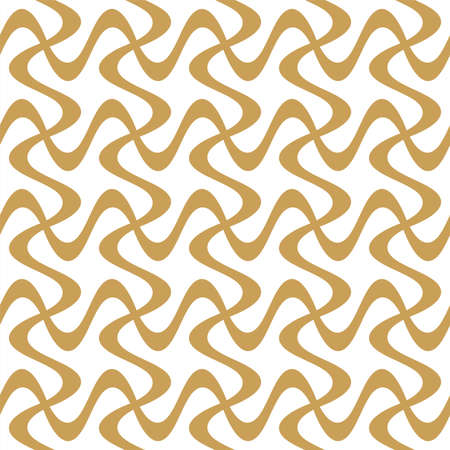 Seamless waves geometric background. Abstract vector Illustration. Simple graphic design. Pattern for textile printing, packaging, wrapper, etc.のイラスト素材