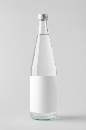 Water Bottle Mock-Up - Blank Labelの写真素材
