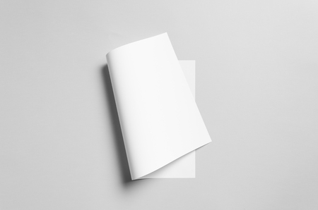 A3 Poster Mock-Up - Curvedの写真素材