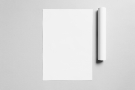 A3 Poster Mock-Upの写真素材