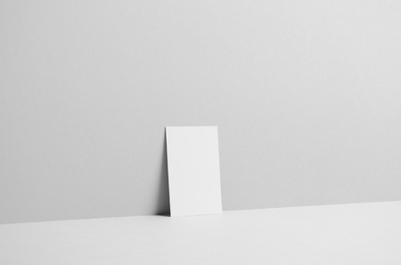 Business Card Mock-Up (85x55mm) - Wall Background