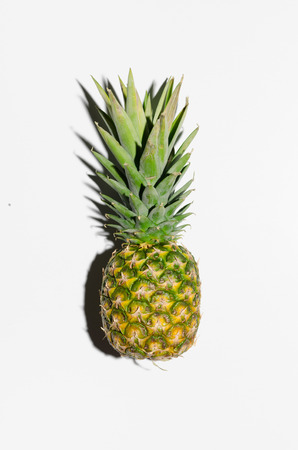 Pineapple On White Backgroundの写真素材