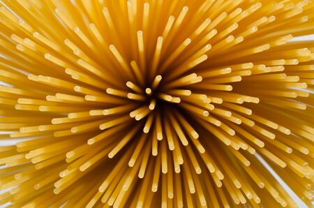 Spaghetti On White Background