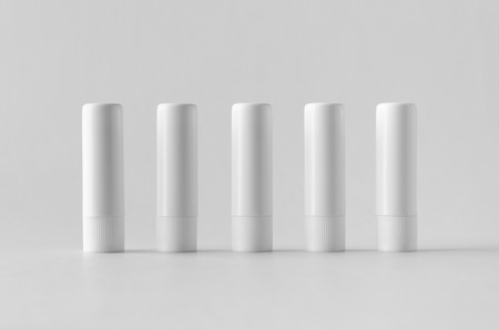 Lip balm packaging mock-up.の写真素材