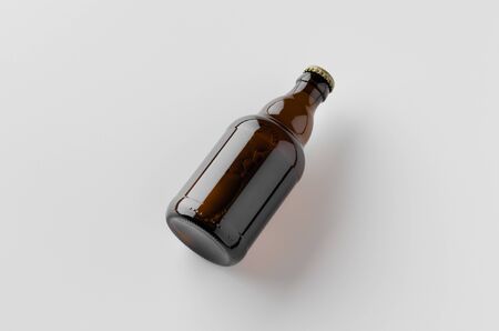 Steinie beer bottle mockup.の写真素材