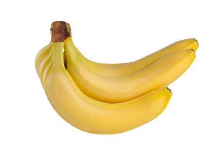 Bunch of bananas isolated on white background.の写真素材