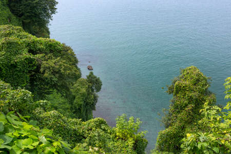 View from the mountain. View of the seaの写真素材