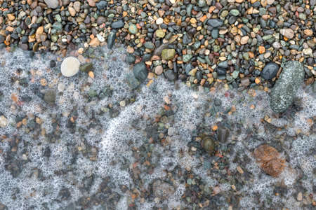 Pebbles on the sea beach