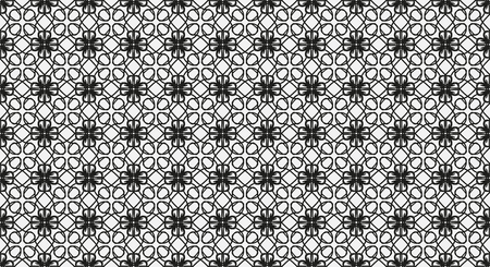 EPS10. Abstract geometric black and white art patternのイラスト素材