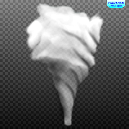 EPS10. Tornado. A hurricane wind. Dangerous cycloneのイラスト素材