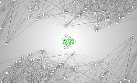 EPS10. 3d geometric vector background for business or science presentation.のイラスト素材