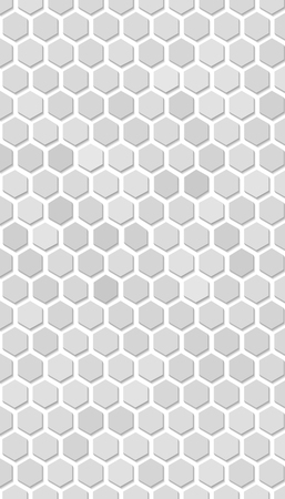 eps10. Hexagon vector texture. Hexagonal grid repeat pattern. Geometric pattern monochrome structure, graphic hexagon repeat background illustrationの素材 [FY310102399725]