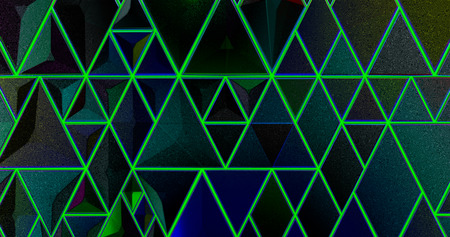 3D Rendering. Bright abstract mosaic pattern. Illustration background. For design and decorate...