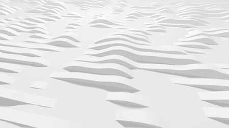 White wavy lines on the surface, vector illustration. Background for your design.のイラスト素材