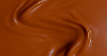 3d rendering. The texture of chocolate cream or ogurt. Background illustrationの写真素材